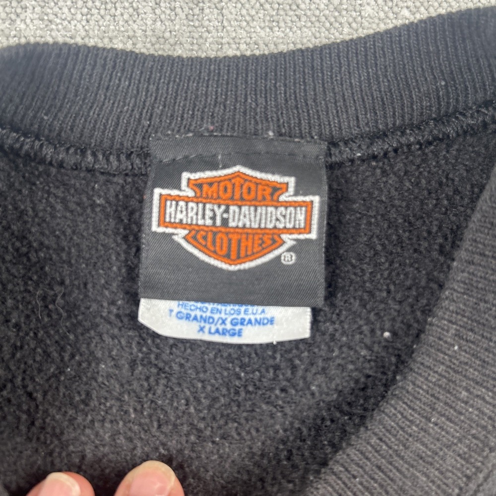 Vintage 1990s Harley-Davidson Ft. Lauderdale Eagle Sweatshirt XL USA Made - Picture 3 of 11